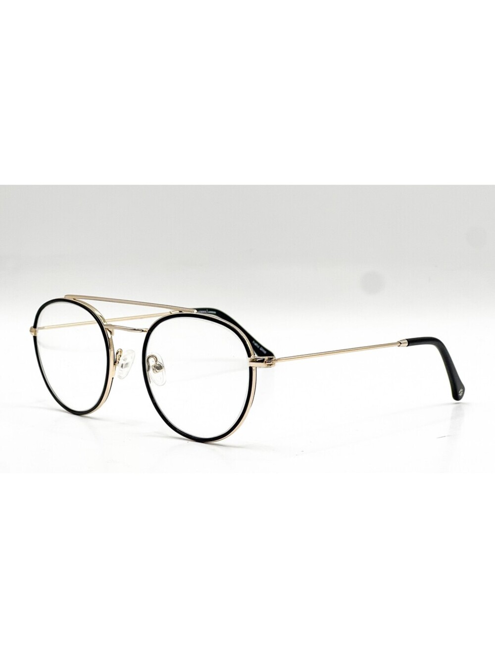 William Morris 50098 C2 Black Gold Eyeglasses 48-18-135